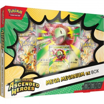 Pokemon - Ascended Heroes Mega Meganium Ex Box ( 1 pr person ) Kun live