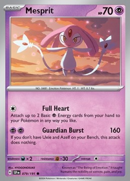 Mesprit #79 - Pokemon Surging Sparks