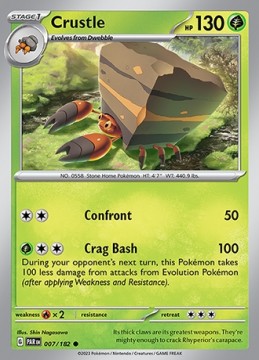 Crustle #7 - Pokemon Paradox Rift 