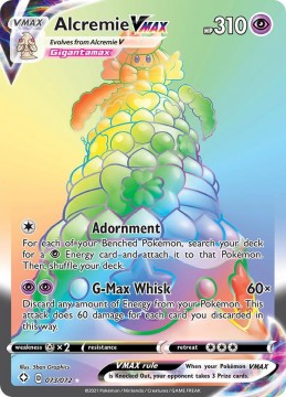 Alcremie VMAX #73 - Pokemon Shining Fates 
