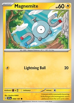 Magnemite #58 - Pokemon Surging Sparks