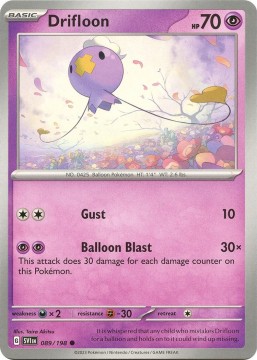Drifloon #89 - Pokemon Scarlet & Violet