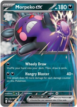 Morpeko EX #55 - Pokemon Pitch Black 
