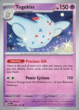 Togekiss HOLO #85 - Pokemon Obsidian Flames