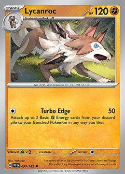 Lycanroc #90 - Pokemon Temporal Forces