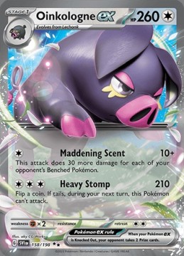 Oinkologne EX #158 - Pokemon Scarlet & Violet
