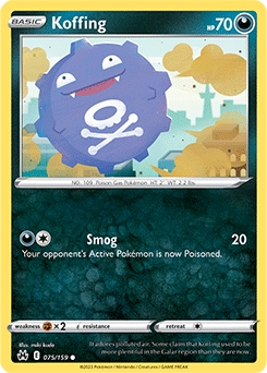Koffing #75 - Pokemon Crown Zenith