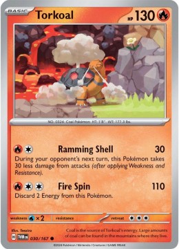 Torkoal #30 - Pokemon Twilight Masquerade