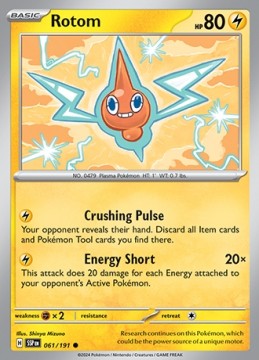 Rotom #61 - Pokemon Surging Sparks