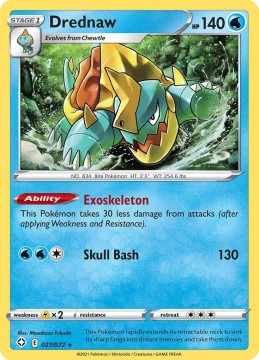 Drednaw #27 - Pokemon Shining Fates 