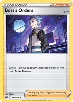Boss's Orders HOLO #132 - Pokemon Brilliant Stars 