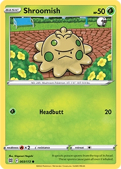 Shroomish REVERSE HOLO #3 - Pokemon Brilliant Stars