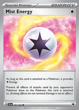 Mist Energy REVERSE HOLO #161 - Pokemon Temporal Forces