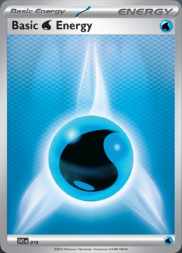 Basic Water Energy HOLO #19 - Pokemon Scarlet & Violet Energy 
