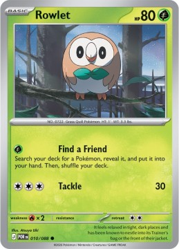 Rowlet #10 - Pokemon Perfect Order