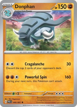 Donphan #49 - Pokemon Paldean Fates