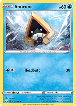 Snorunt #34 - Pokemon Crown Zenith