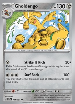 Gholdengo #131 - Pokemon Surging Sparks