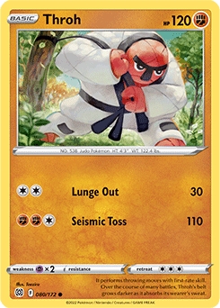 Throh REVERSE HOLO #80 - Pokemon Brilliant Stars