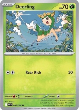 Deerling POKEBALL HOLO #6 - Pokemon White Flare