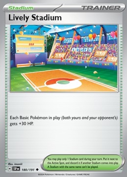 Lively Stadium #180 - Pokemon Surging Sparks