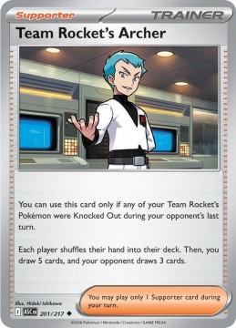 Team Rocket's Archer #201 - Pokemon Ascended Heroes