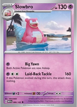 Slowbro #80 - Pokemon Scarlet & Violet 151 