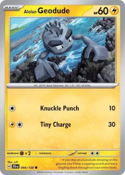 Alolan Geodude #44 - Pokemon Journey Together 