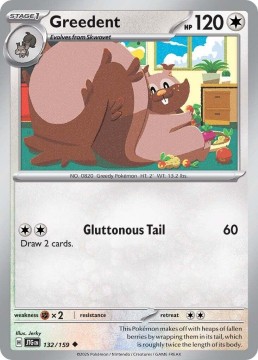 Greedent #132 - Pokemon Journey Together