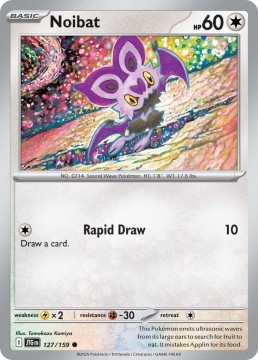 Noibat REVERSE HOLO #127 - Pokemon Journey Together