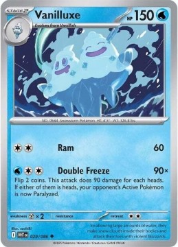 Vanilluxe POKEBALL HOLO #29 - Pokemon White Flare