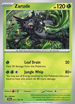 Zarude HOLO #11 - Pokemon Surging Sparks
