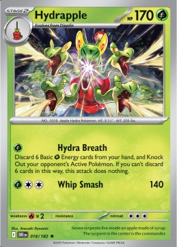 Hydrapple HOLO #18 - Pokemon Destined Rivals