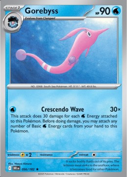 Gorebyss REVERSE HOLO #56 - Pokemon Destined Rivals