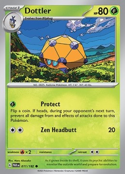 Dottler REVERSE HOLO #11 - Pokemon Paradox Rift 