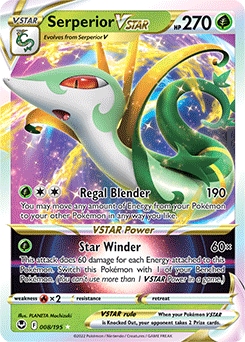 Serperior VSTAR #8 - Pokemon Silver Tempest 