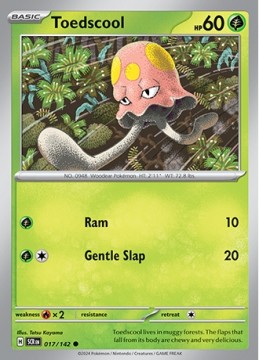 Toedscool #17 - Pokemon Stellar Crown