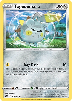 Togedemaru #127 - Pokemon Silver Tempest 