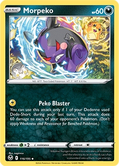 Morpeko REVERSE HOLO #116 - Pokemon Silver Tempest