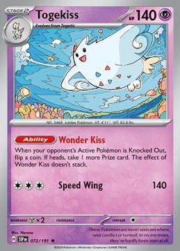 Togekiss HOLO #72 - Pokemon Surging Sparks
