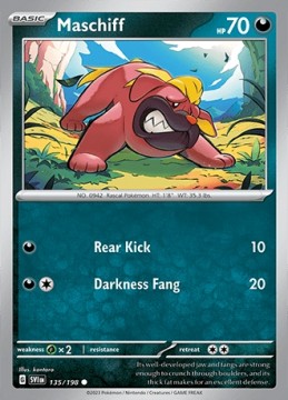Maschiff #135 - Pokemon Scarlet & Violet