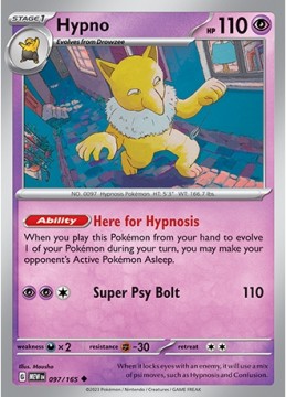 Hypno #97 - Pokemon Scarlet & Violet 151