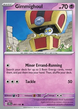 Gimmighoul #97 - Pokemon Surging Sparks