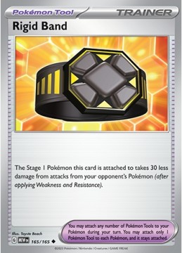 Rigid Band REVERSE HOLO #165 - Pokemon Scarlet & Violet 151