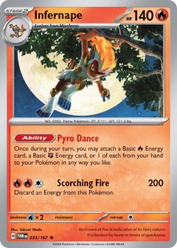 Infernape HOLO #33 - Pokemon Twilight Masquerade