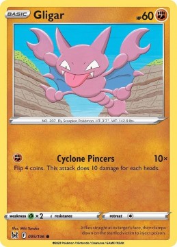 Gligar #95 - Pokemon Lost Origin