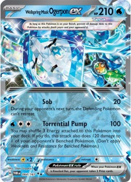 Wellspring Mask Ogerpon EX #64 - Pokemon Twilight Masquerade