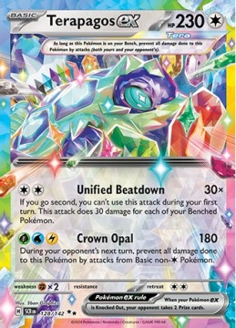 Terapagos EX #128 Pokemon-  Stellar Crown
