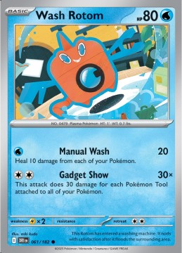 Wash Rotom #61 - Pokemon Destined Rivals 