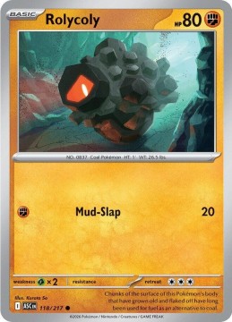 Rolycoly #118 - Pokemon Ascended Heroes